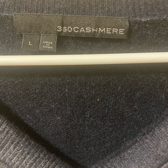 360 Cashmere Midnight Blue Sweater - Picture 2 of 3